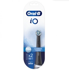 Oral-B iO Ultimate Clean Black - Ανταλλακτικές Κεφαλές 2τμχ
