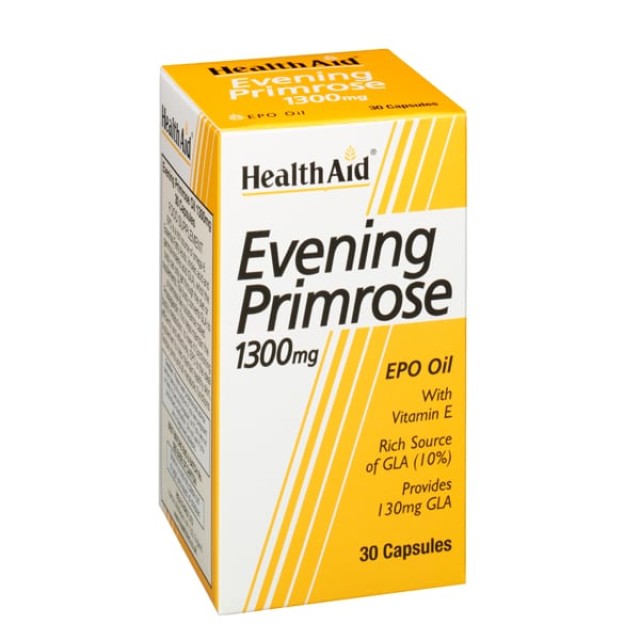 Health Aid Evening Primrose 1300mg 30caps – Συμπλήρωμα Διατροφής με Νυχτολούλουδο για Καλή Λειτουργία του Νευρικού Συστήματος