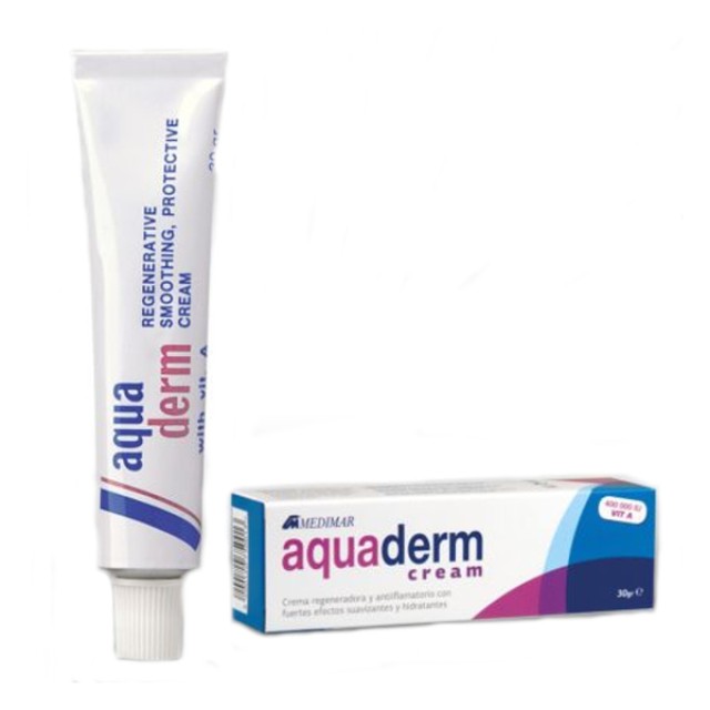 Medimar Aquaderm Cream Regenerative & Anti-Inflammatory Cream 30gr - Για την αντιμετώπιση εγκαυμάτων, φλογώσεων