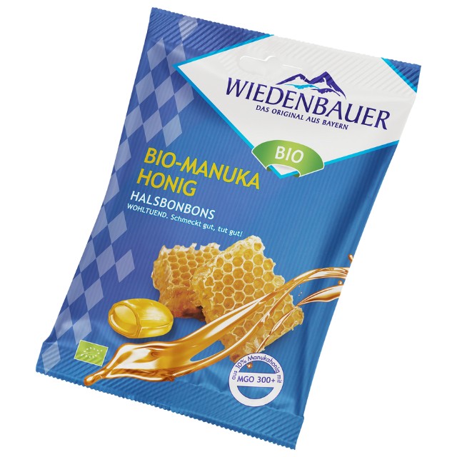 Wiedenbauer Bio Καραμέλες με Μέλι Manuka 60gr