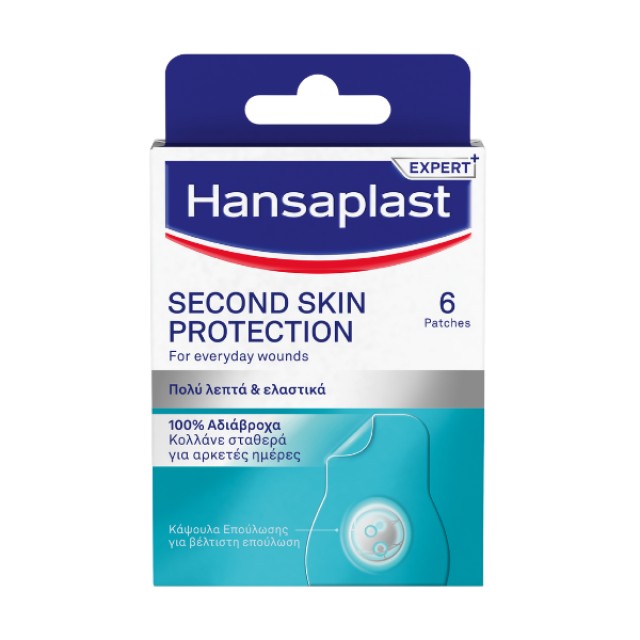 Hansaplast Second Skin Regular 6 επιθέματα