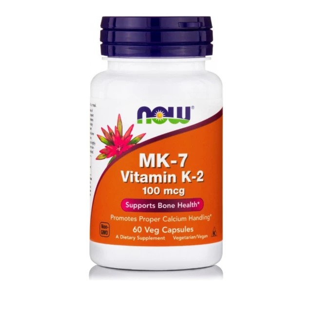 Now Foods MK-7 Vitamin K-2 100mcg – 60 Μαλακές Κάψουλες