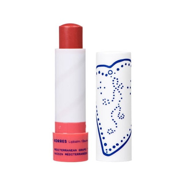 Korres Lip Balm Mediterranean Grape 4.5g - Ενυδατική Φροντίδα για τα Χείλη με Σταφύλι