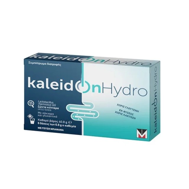 Menarini Kaleidon Hydro 6 Δόσεις x 6,8g - Προβιοτικό για Ενυδάτωση του Οργανισμού