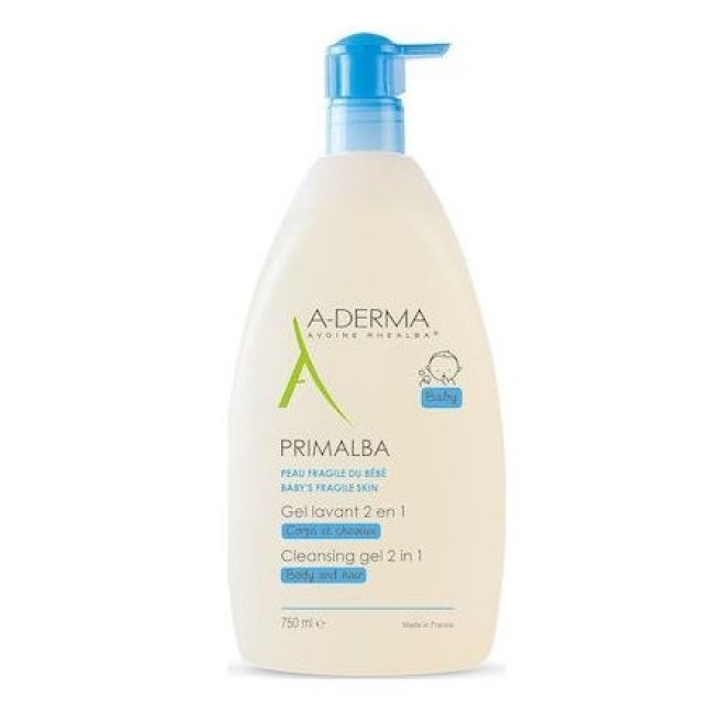 A-Derma Primalba Gel Lavant Douceur 750ml – Καθαρισμός για Βρεφικό Ευαίσθητο Δέρμα