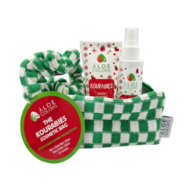 Aloe Colors The Kourabies Bag - Body Butter 100ml, Mist 150ml & Δώρο Scrunchy