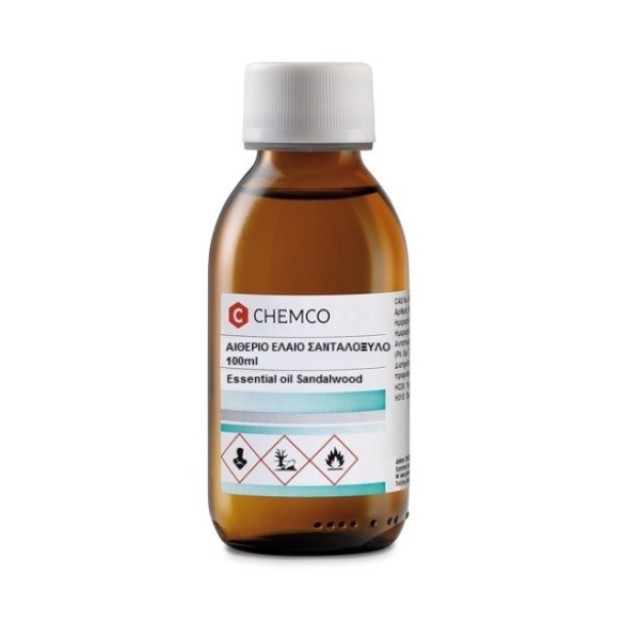 Chemco Sandalwood Essential Oil 100ml – Αιθέριο Έλαιο Σανδαλόξυλο