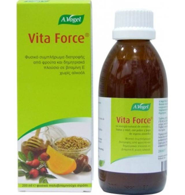 A. Vogel Vita Force 200ml – Φυσικό Πολυβιταμινούχο Σιρόπι
