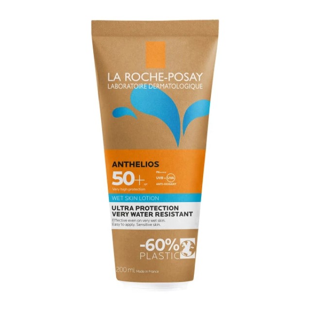 La Roche Posay Anthelios Spf 50+ Wet Skin Lotion 200ml - Αντηλιακό Σώματος