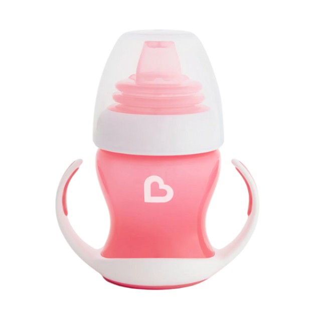 Munchkin Gentle First Cup Pink 118ml -  Εκπαιδευτικό Ποτήρι 4+ μηνών