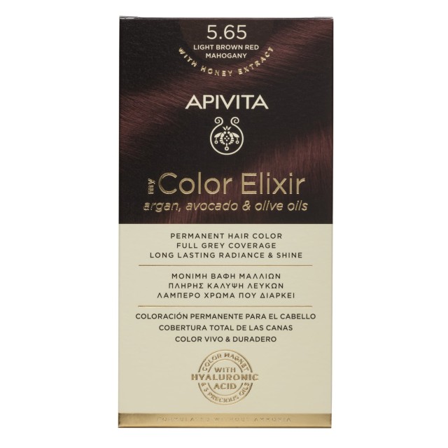Apivita My Color Elixir – Βαφή μαλλιών χωρίς αμμωνία - 5.65
