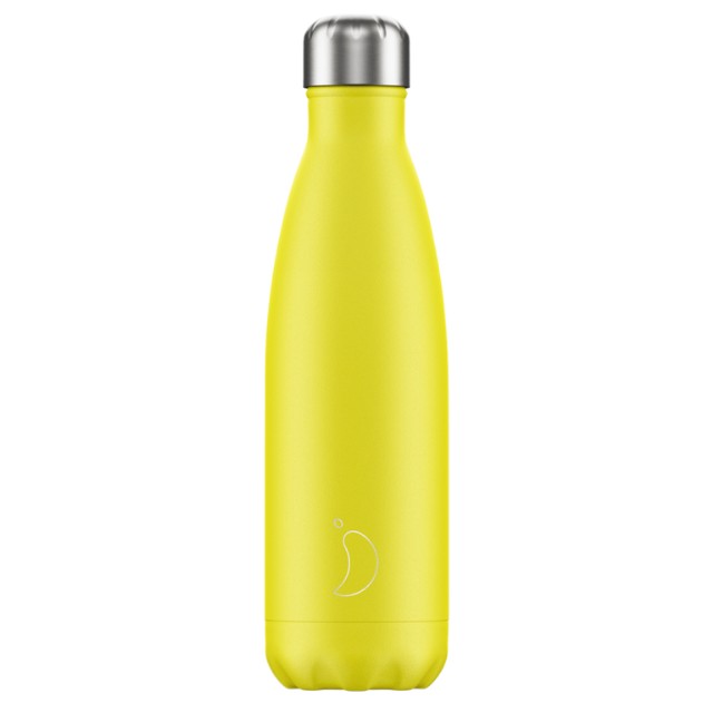Chillys Bottle Original Series Neon Yellow 500ml - Μπουκάλι Θερμός