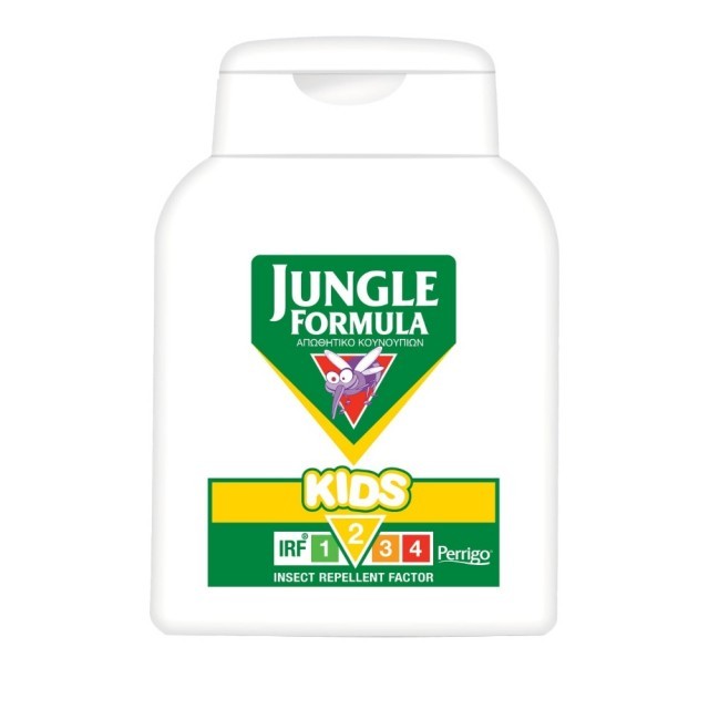 Jungle Formula Kids 125ml - Εντομοαπωθητική Λοσιόν Χωρίς Αλκοόλ για Παιδιά