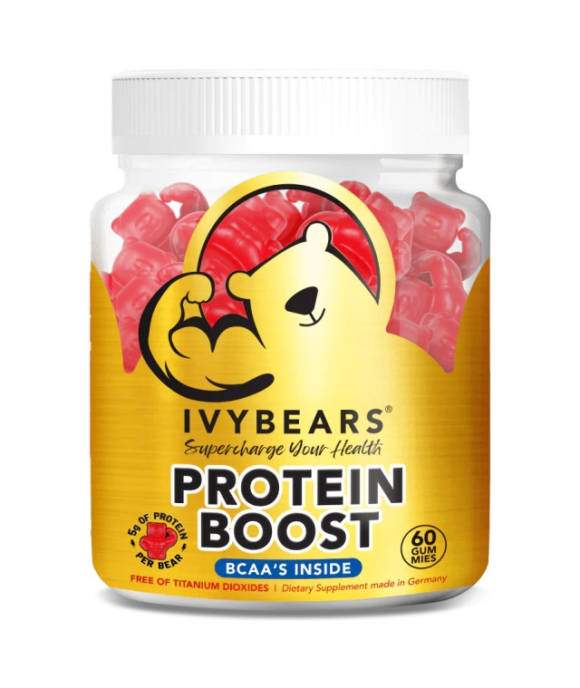 Ivybears Protein Boost 60 Ζελεδάκια - Συμπλήρωμα Διατροφής Πρωτεΐνης