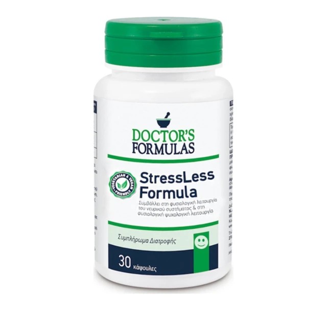Doctors Formulas Stressless Formula 30 κάψουλες - Συμπλήρωμα για το Άγχος
