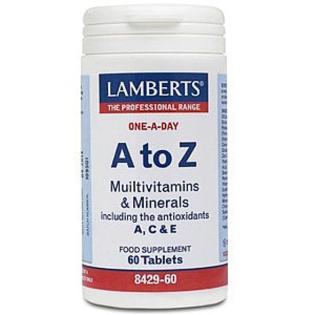 Lamberts A to Z Multivitamins Πολυβιταμίνη – 60 Ταμπλέτες