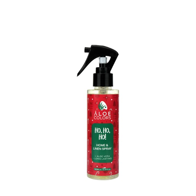Aloe Colors Christmas Ho Ho Ho Home & Linen Spray 150ml – Σπρέι αρωματισμού χώρου με άρωμα μελομακάρονο