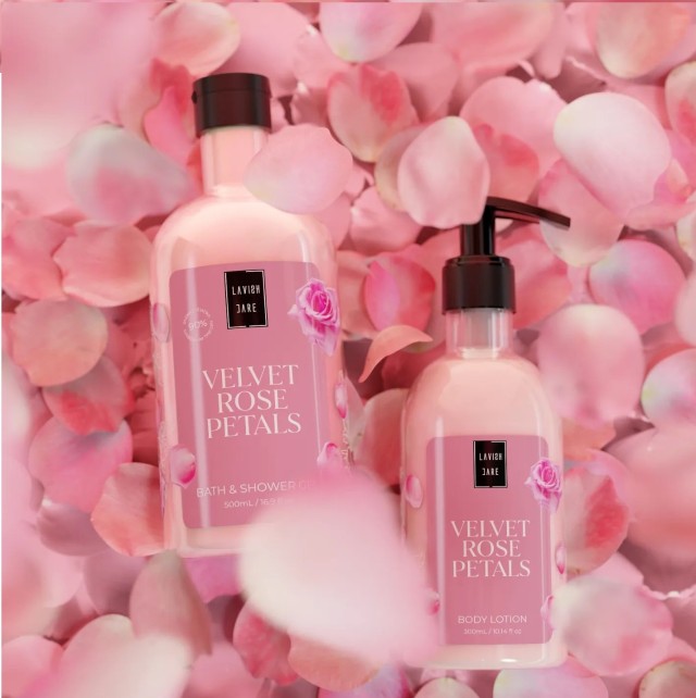 Lavish Care Shower Gel Velvet Rose Petals 500ml – Αφρόλουτρο με Άρωμα Τριαντάφυλλο