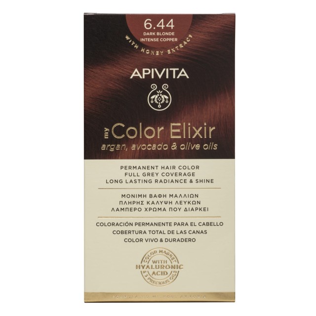 Apivita My Color Elixir – Βαφή μαλλιών χωρίς αμμωνία - 6.44