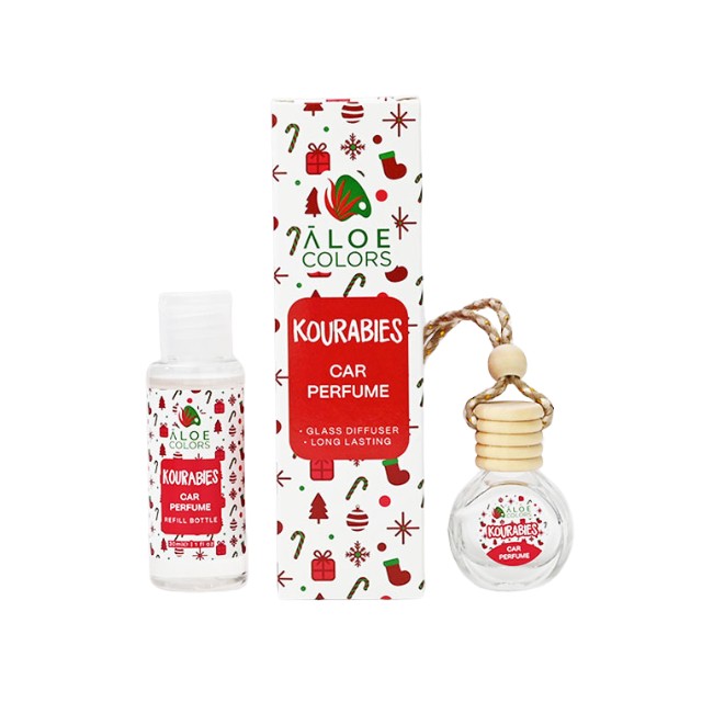 Aloe Colors Car Perfume Kourabies 30ml - Άρωμα αυτοκινήτου κουραμπιές