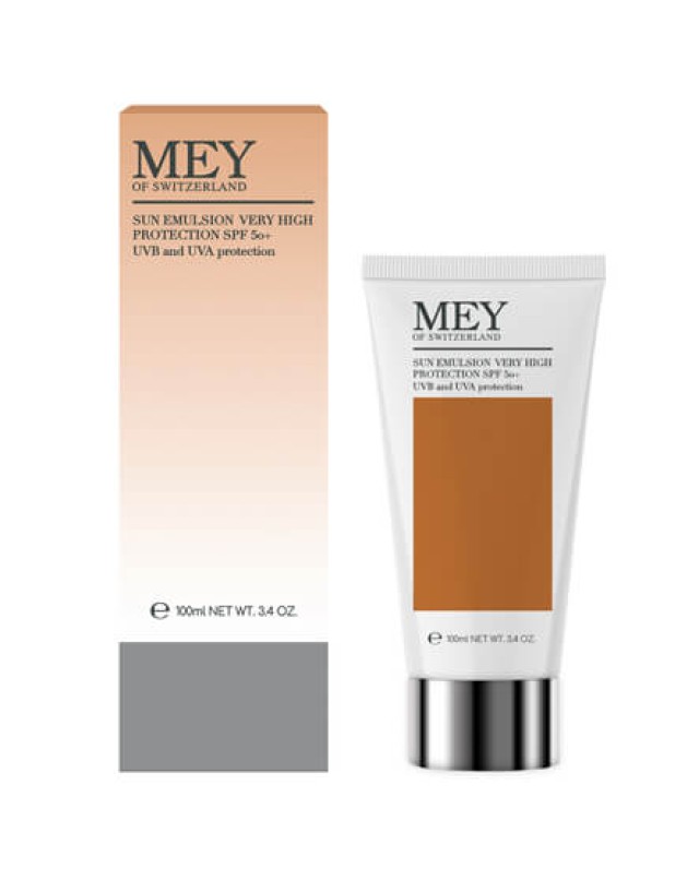 Mey Sun Emulsion SPF 50+ Very High Protection 100ml – Αντηλιακό Γαλάκτωμα Προσώπου & Σώματος