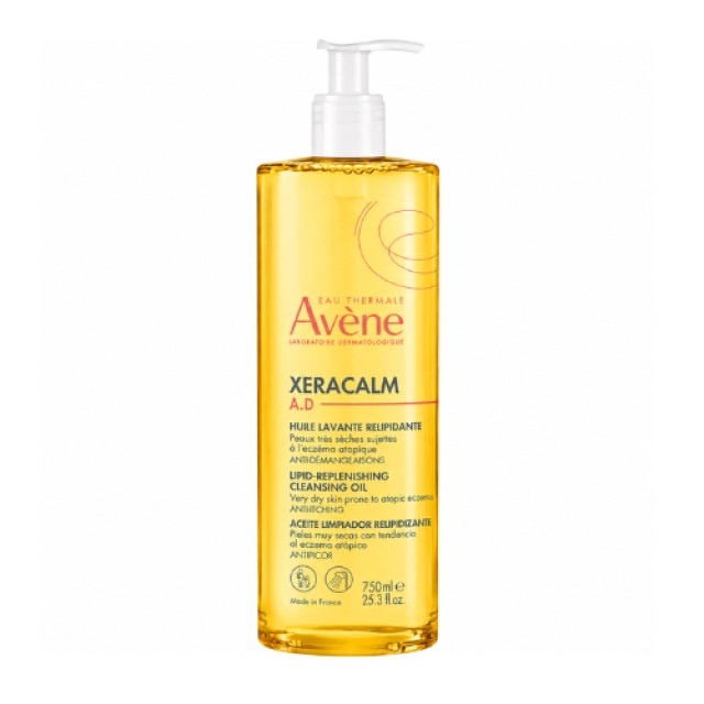 Avène XeraCalm A.D Huile Lavante Relipidante - Λάδι Καθαρισμού για Ατοπικό Δέρμα 750ml