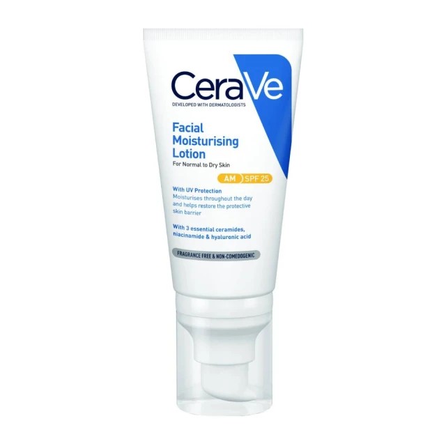 CeraVe Facial Moisturising Lotion SPF25, 52ml – Ενυδατική Κρέμα Προσώπου με Αντηλιακή προστασία