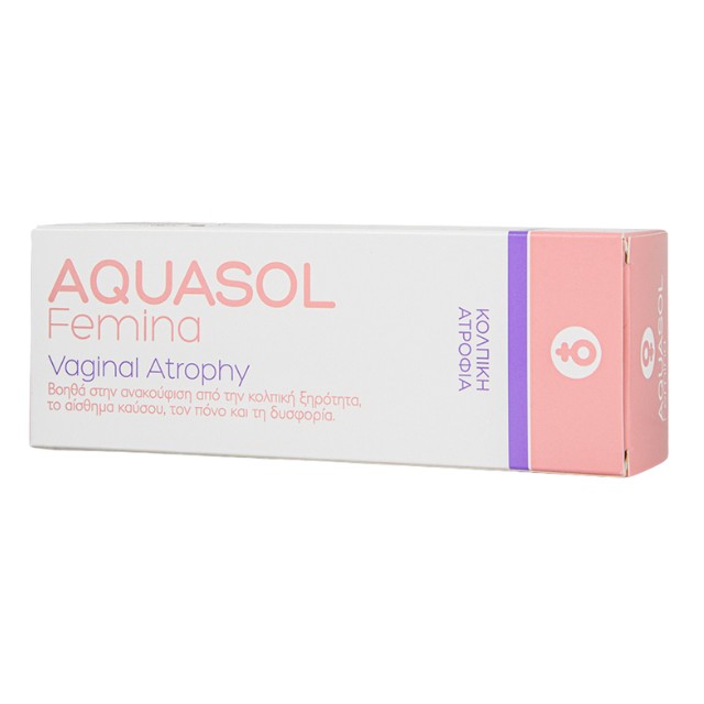Aquasol Femina Vaginal Atrophy 30ml - Κρέμα για Αντιμετώπιση & Πρόληψη της Κολπικής Ατροφίας