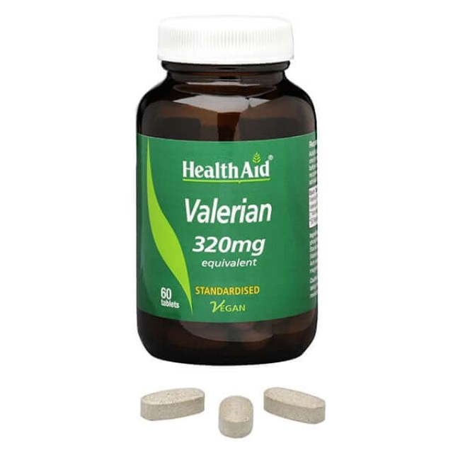 Health Aid Valerian 320mg 60tabs – Βαλεριάνα για την Καταπολέμηση της Αϋπνίας