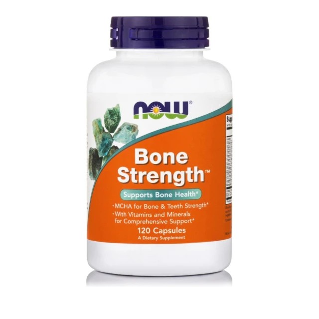 Now Foods Bone Strength 120 Κάψουλες – Συμπλήρωμα Διατροφής για την Καλή Λειτουργία των Οστών