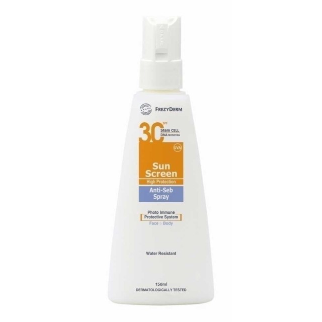 Frezyderm Sun Screen Spray Anti-Seb SPF 30 150ml