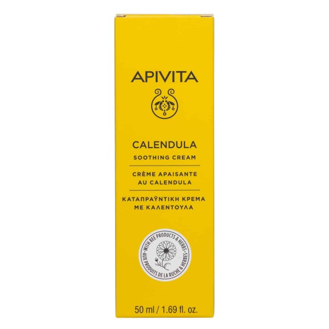 Apivita Calendula Cream 50ml - Καταπραΰντική Κρέμα με Καλέντουλα