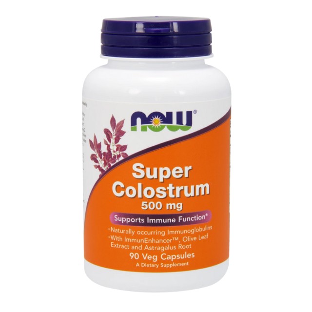 Now Foods Super Colostrum 500mg – 90 Μαλακές Κάψουλες
