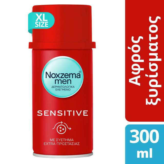 Noxzema Men Shaving Foam Sensitive 300ml – Αφρός ξυρίσματος για την ευαίσθητη επιδερμίδα