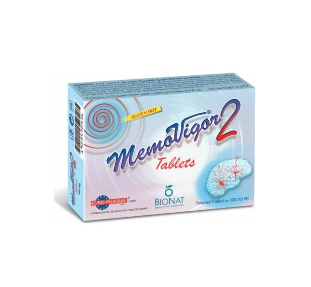 Bionat MemoVigor2 20 ταμπλέτες - Συμπλήρωμα για την μνήμη