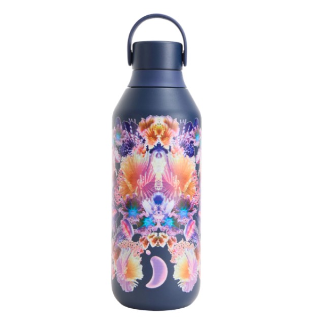 Chillys Series 2 Bottle Botanical Deep Blue 500ml