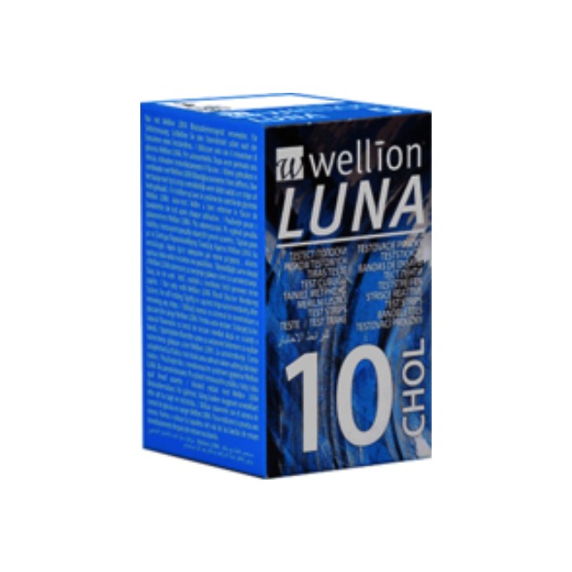 Wellion Luna CHOL – Ταινίες για μέτρηση χοληστερίνης 10τμχ.