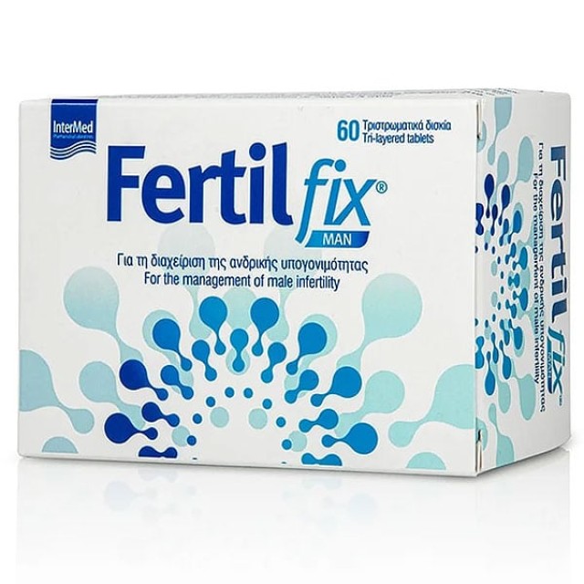 Intermed Fertil Fix Man 60 ταμπλέτες – Υποστήριξη της Λειτουργίας του Ανδρικού Αναπαραγωγικού