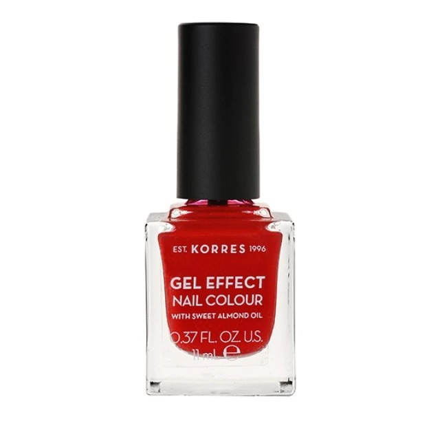 Korres Gel Effect Nail Colour With Sweet Almond Oil No53 Royal Red 11ml