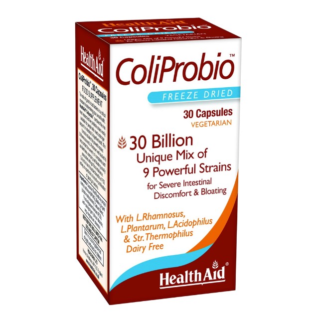 Health Aid Coliprobio 30 κάψουλες - Συμπλήρωμα Διατροφής Προβιοτικών