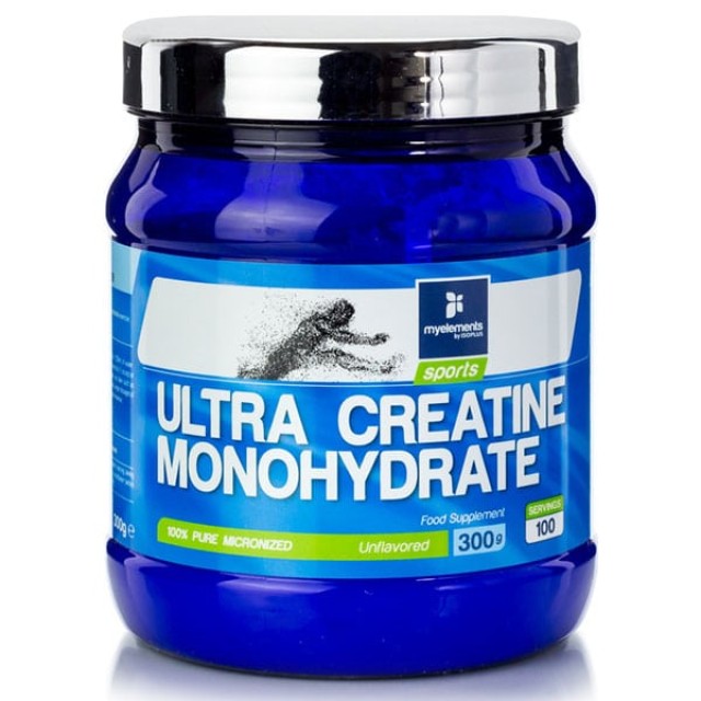 My Elements Ultra Creatine Monohydrate 300gr – Υψηλής ισχύος Mικροϊονισμένη Μονοϋδρική Κρεατίνη