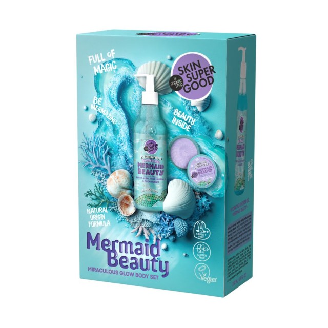 Natura SIberica Organic Shop Mermaid Beauty Shower Gel 250ml & Body Mousse 100ml