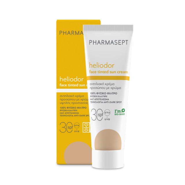 Pharmasept Face Tinted Sun Cream SPF30 50ml - Αντηλιακή κρέμα προσώπου με Χρώμα