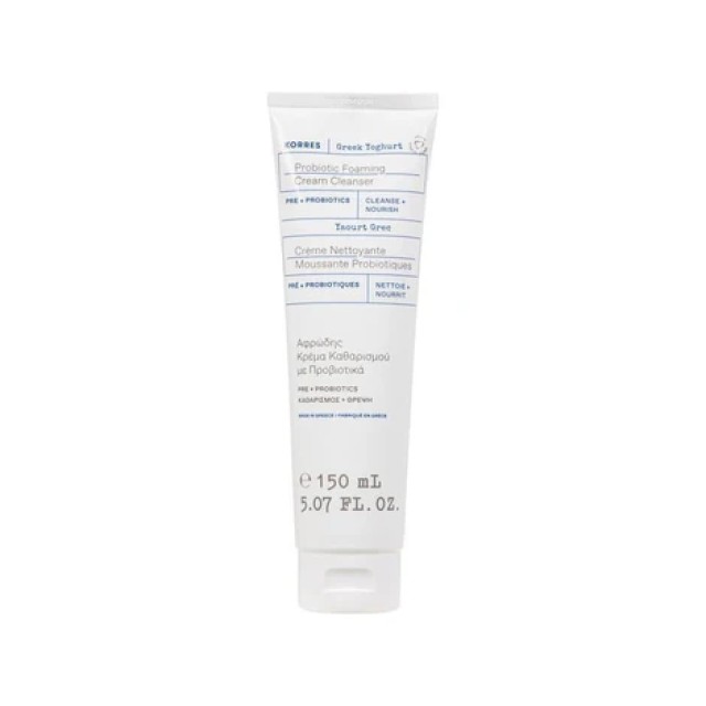 Korres Greek Yoghurt Pre & Probiotics Foaming Cream Cleanser 150ml - Καθαριστικό Προσώπου
