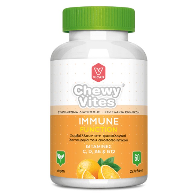 Vican Chewy Vites Adults Immune Function – Πολυβιταμίνη Ενηλίκων για Ενίσχυση Ανοσοποιητικού 60 ζελεδάκια