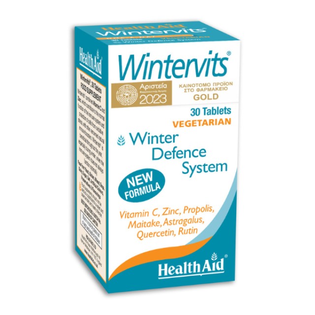 Health Aid Wintervits 30tabs - Συμπλήρωμα για την Ενίσχυση του Ανοσοποιητικού