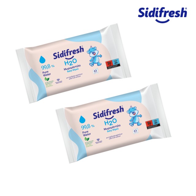 Sidifresh H20 126τμχ. (2X63τμχ.)