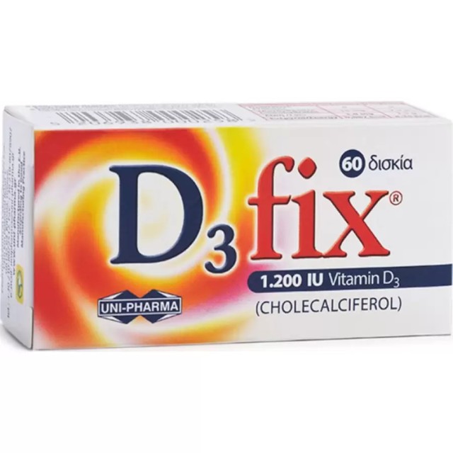 Uni-Pharma D3 Fix 1200iu 60tabs
