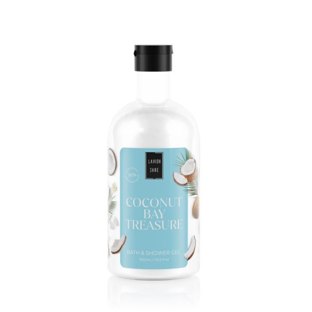 Lavish Care Shower Gel Coconut Bay Treasure 500ml - Αφρόλουτρο με Άρωμα Καρύδας