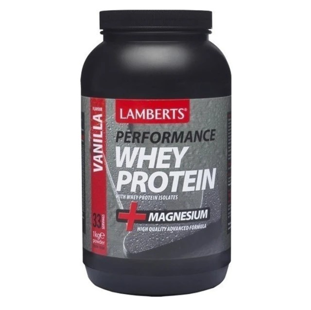 Lamberts Whey Protein Vanilla 1000g - Πρωτείνη Ορού Γάλακτος με Γεύση Βανίλια